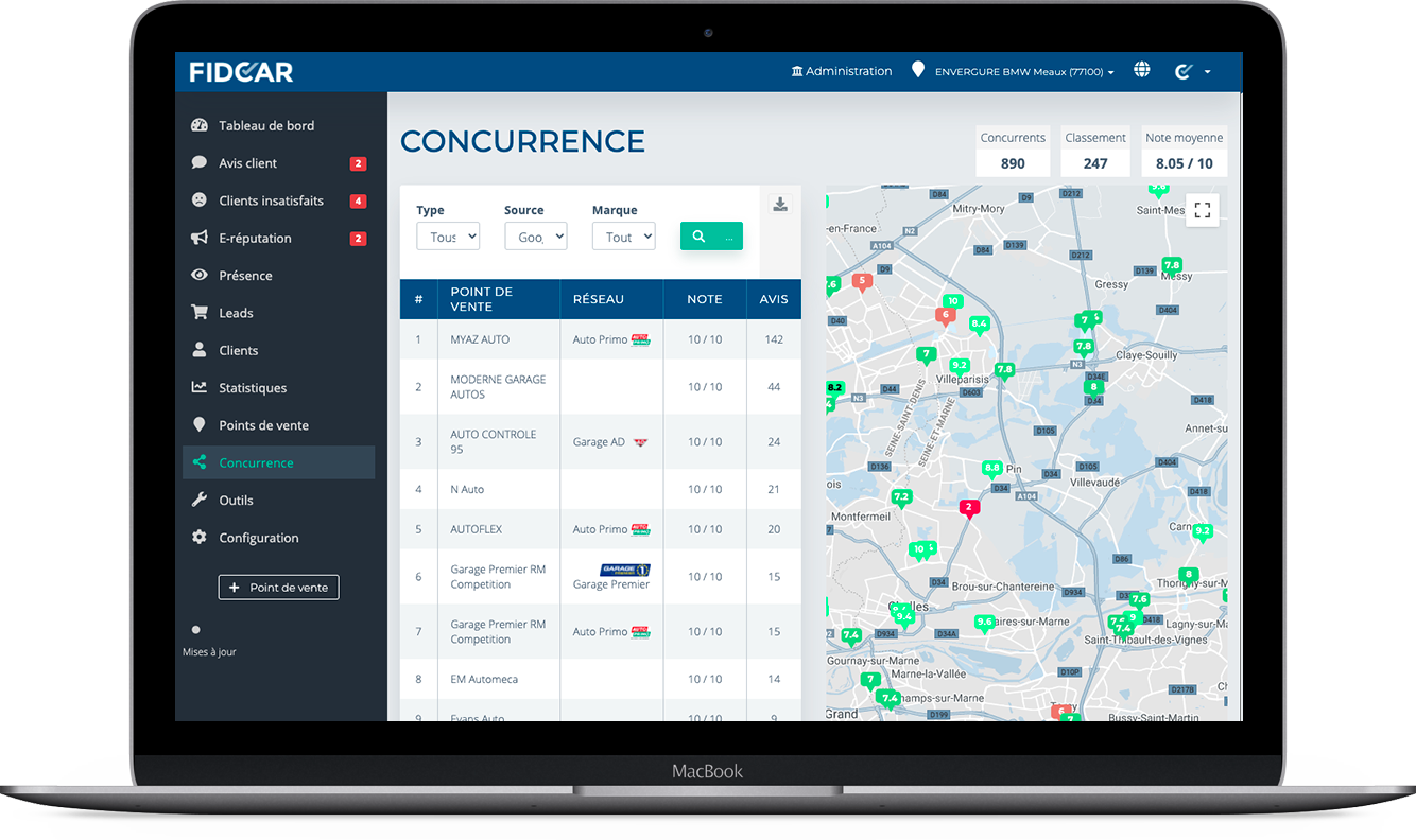 Fidcar Social - Mettez à jour vos informations